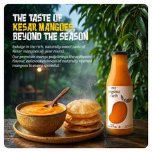Load image into Gallery viewer, Kesar Mango Pulp – 500ml Authentic Kesar Mango | My Organic Earth
